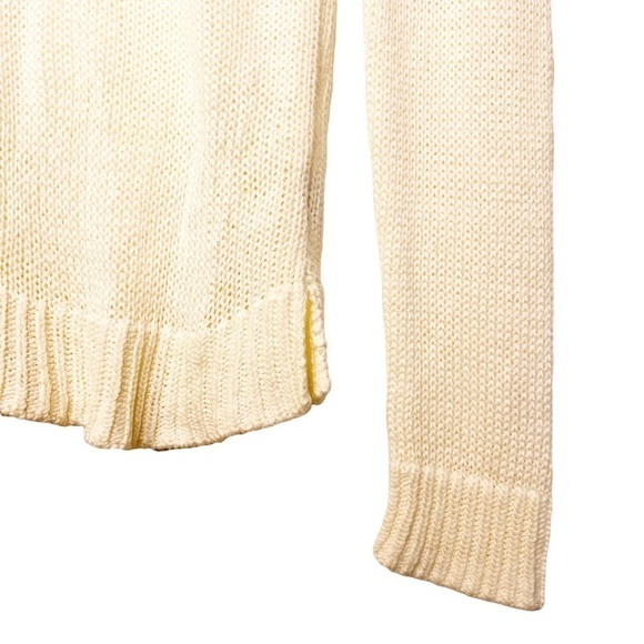 LILLY PULITZER Shaker Knit Pullover Sweater Size Small in Ivory - Picture 8 of 11